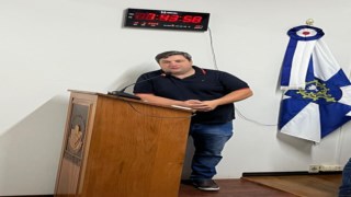 Secretário Municipal de Obras e Serviços Urbanos, Senhor Eviatore Luigi Quiarelli, prestou esclarecimentos sobre o andamento dos trabalhos da Secretaria. Secretário Municipal de Obras e Serviços Urbanos, Senhor Eviatore Luigi Quiarelli, prestou esclarecimentos sobre o andamento dos trabalhos da Secretaria.