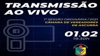 Transmissão da Sessão pelo Facebook